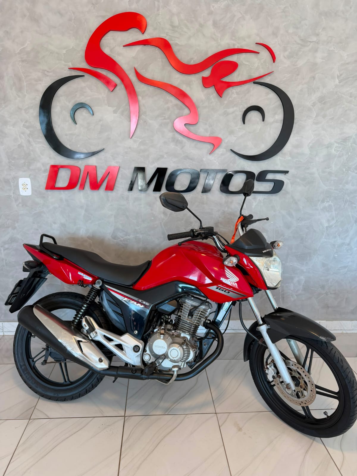 Honda Fan 160 2015/2016 Vermelha